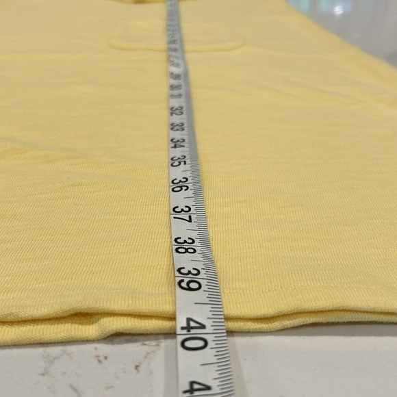Talbots Cotton Boxy Dress 3/4 Sleeves Pockets Plus size 2X Petite Yellow - Picture 6 of 11